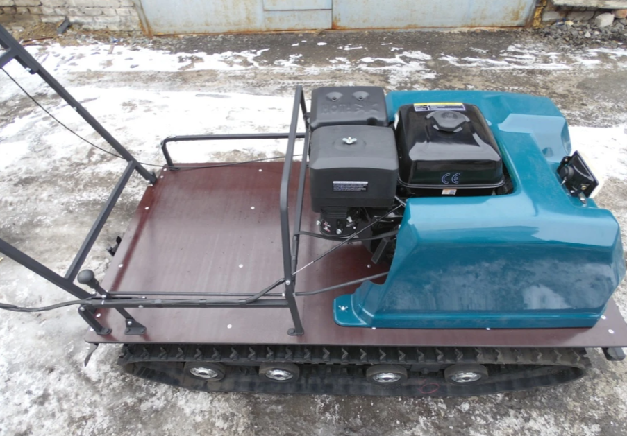 Мотобуксировщик AhtaR LR13 с реверс-вариатором Буран (задний ход) в Южно-Сахалинске