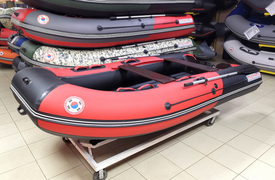 КОМПЛЕКТ Лодка MISHIMO PRO 350 + ЛОДОЧНЫЙ МОТОР MARLIN MP 9.9 (20) AMHS PRO в Южно-Сахалинске