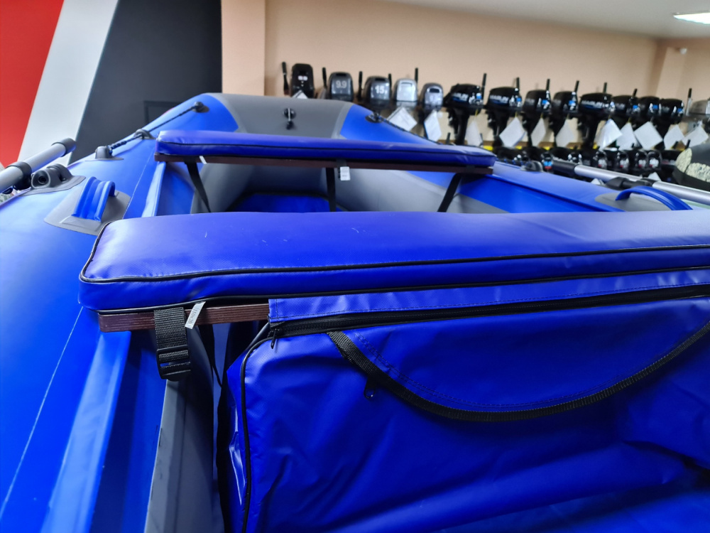 КОМПЛЕКТ МЯГКИХ НАКЛАДОК С СУМКОЙ ДЛЯ ЛОДОК 90Х20 СИНИЙ в Южно-Сахалинске