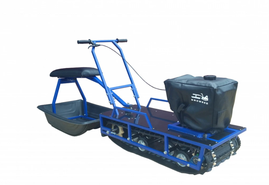 Мотобуксировщик Альбатрос-L 8 с фарой в Южно-Сахалинске