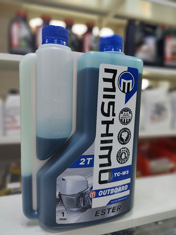 Масло MISHIMO 2T OUTBOARD (ESTER) полусинтетика 1 л в Южно-Сахалинске