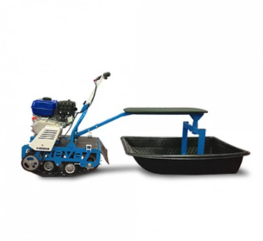 Мотобуксировщик НЕВА МС-1-YA (MX200) с санями и сиденьем в Южно-Сахалинске