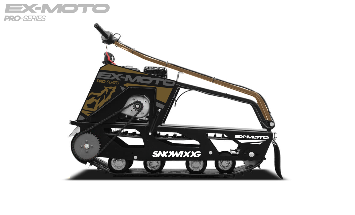 Мотобуксировщик EX-MOTO SNOWDOG S380 8л.с. в Южно-Сахалинске