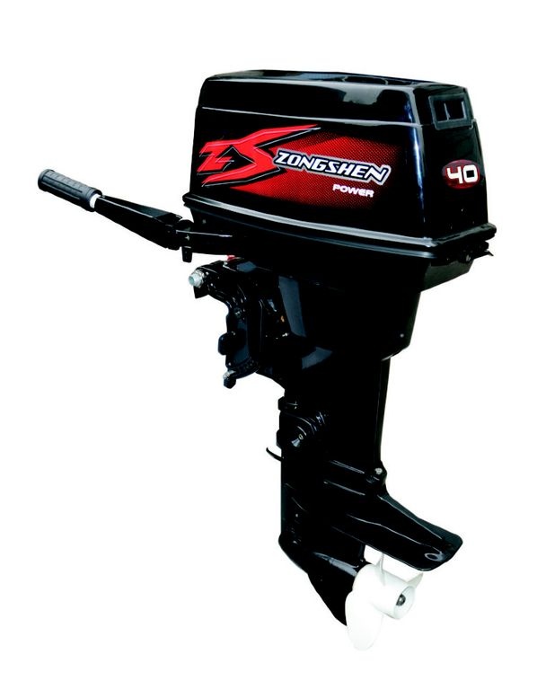 Лодочный мотор Zongshen T40 (+руль+пульт) в Южно-Сахалинске