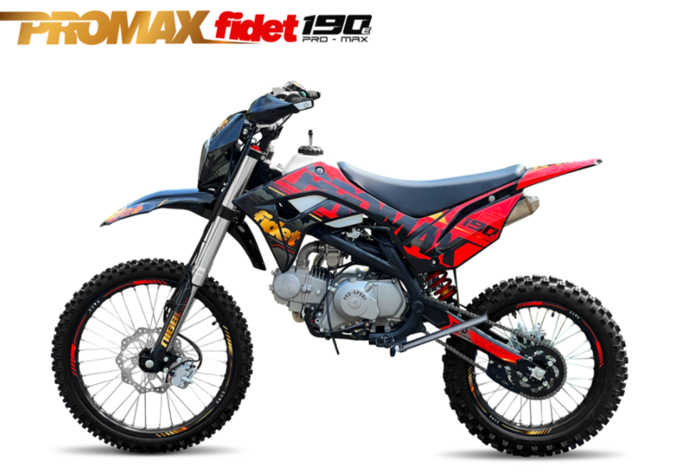 Мотоцикл (питбайк) PROMAX FIDET (ФАЙДЕТ) 190E MAX PRO LUX 19/16 в Южно-Сахалинске