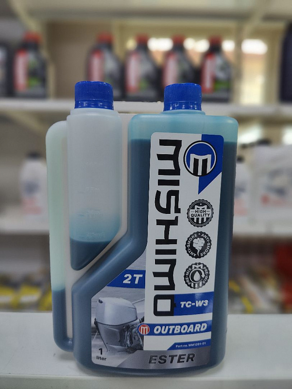 Масло MISHIMO 2T OUTBOARD (ESTER) полусинтетика 1 л в Южно-Сахалинске