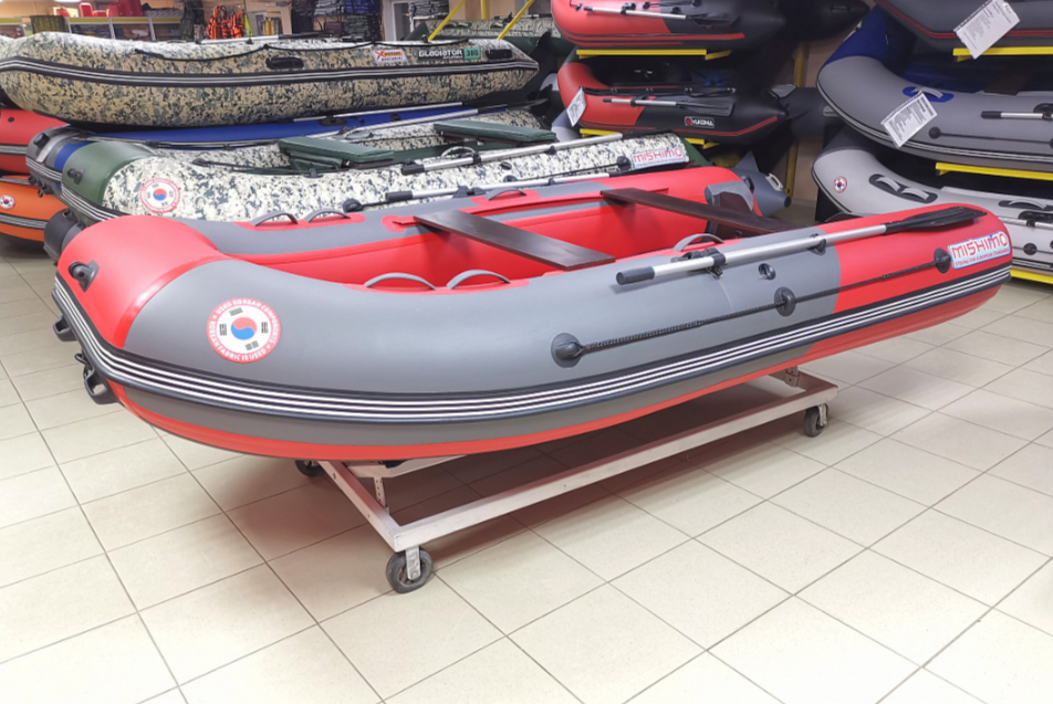 КОМПЛЕКТ Лодка MISHIMO PRO 350 + ЛОДОЧНЫЙ МОТОР MARLIN MP 9.9 (20) AMHS PRO в Южно-Сахалинске