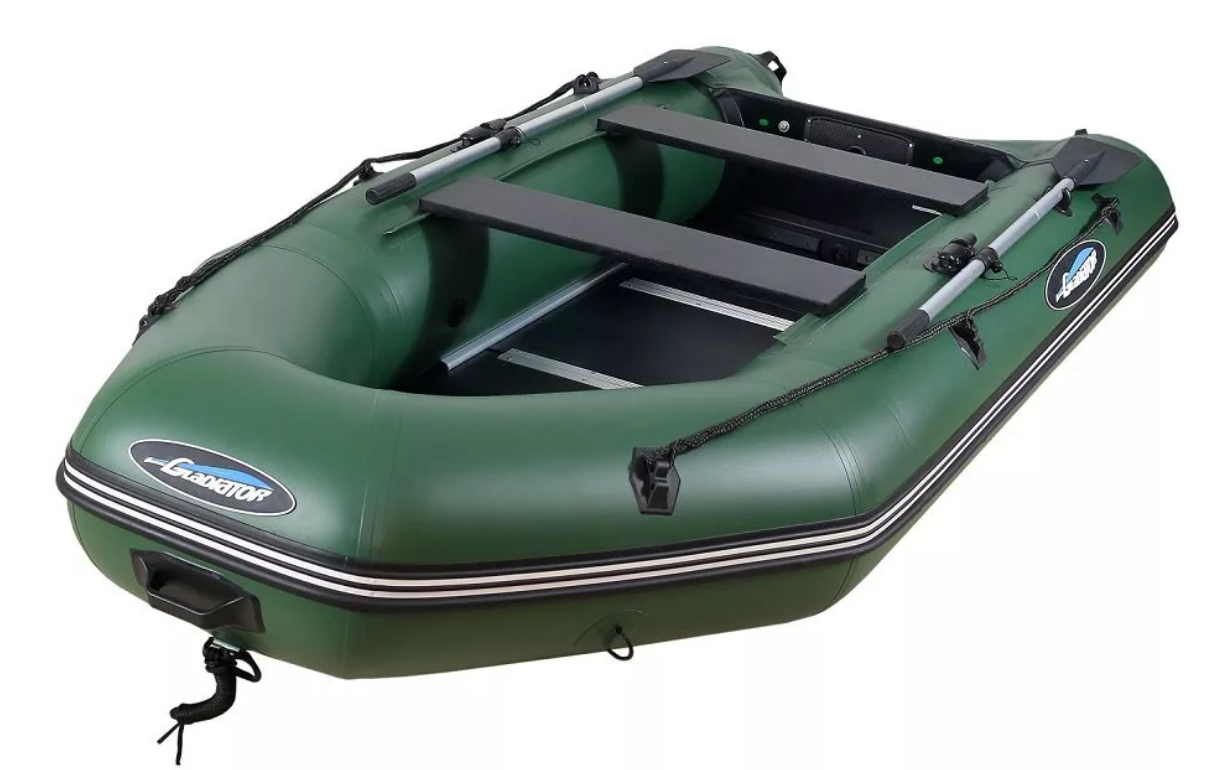 МОТОРНО-ГРЕБНАЯ ЛОДКА ПВХ GLADIATOR A 280 ТК С ФАНЕРНЫМ ДНОМ в Южно-Сахалинске