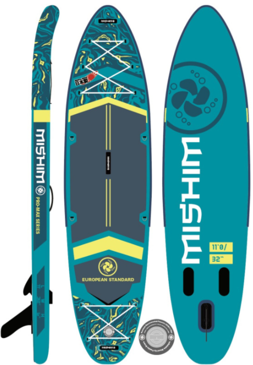 SUP (САП) Доска MISHIMO PRO-MAX Light Teal 12,6’ (385см) в Южно-Сахалинске