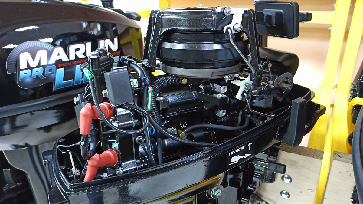 КОМПЛЕКТ Лодка MISHIMO PRO 350 + ЛОДОЧНЫЙ МОТОР MARLIN MP 9.9 (20) AMHS PRO в Южно-Сахалинске