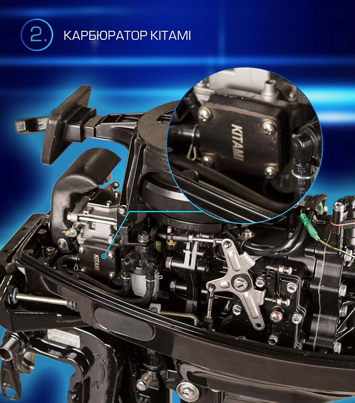 Лодочный мотор MARLIN PROLINE MP 9.9 (20) AWRL FORCE в Южно-Сахалинске