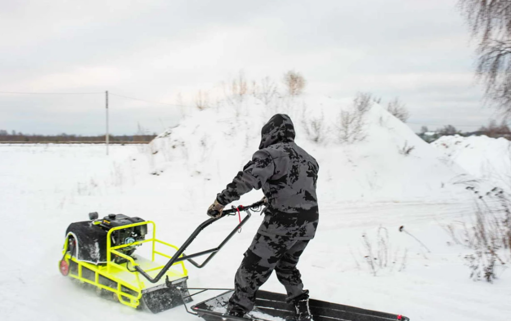 Мотобуксировщик Бурлак ХОЗЯИН-1 (капот металл) в Южно-Сахалинске