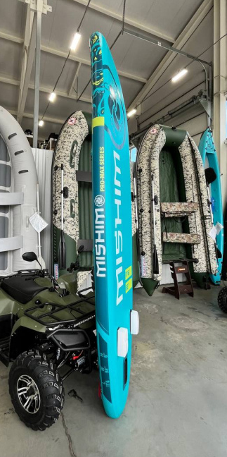 SUP (САП) Доска MISHIMO PRO-MAX Light Teal 12,6’ (385см) в Южно-Сахалинске