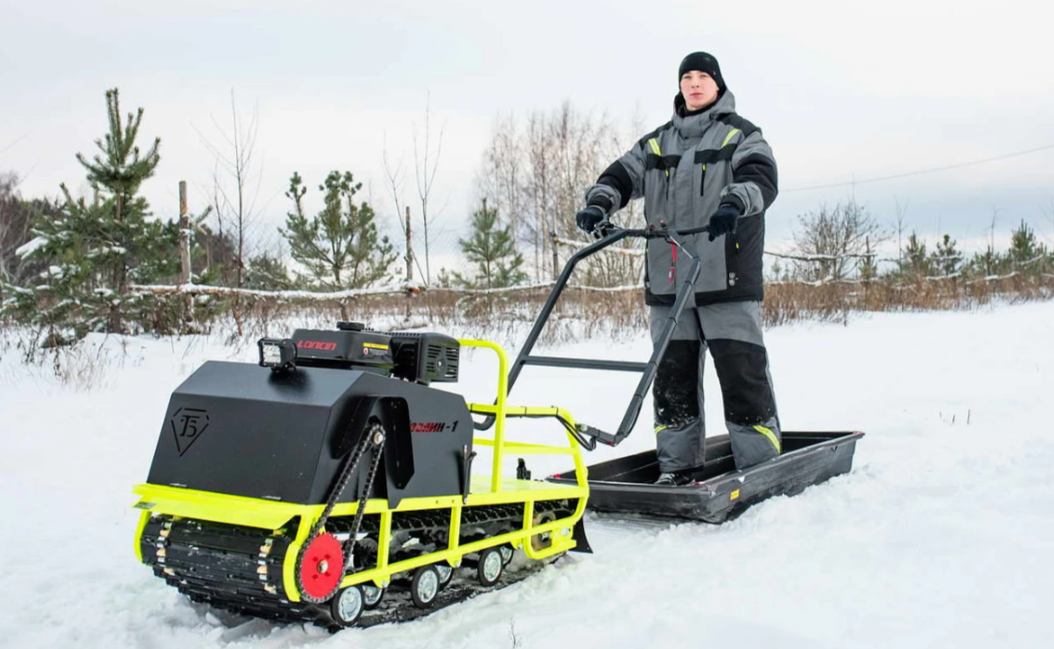 Мотобуксировщик Бурлак ХОЗЯИН-1 (капот металл) в Южно-Сахалинске