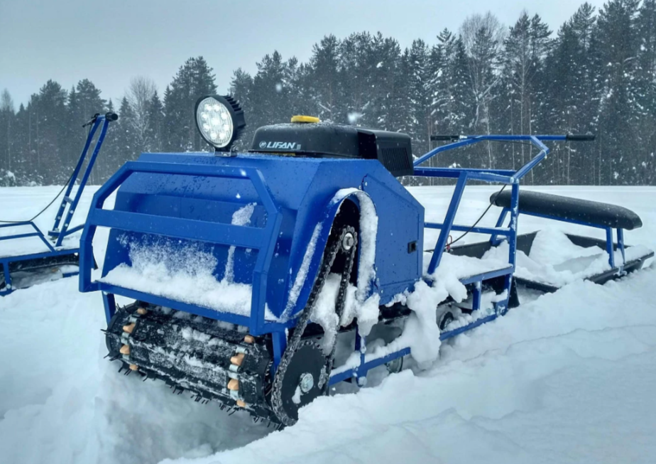 Мотобуксировщик Альбатрос-XLV 9 тележки, 1450 мм в Южно-Сахалинске