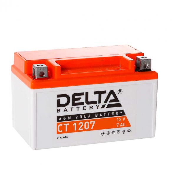 Аккумулятор Delta CT 1207 (12V / 7Ah) в Южно-Сахалинске