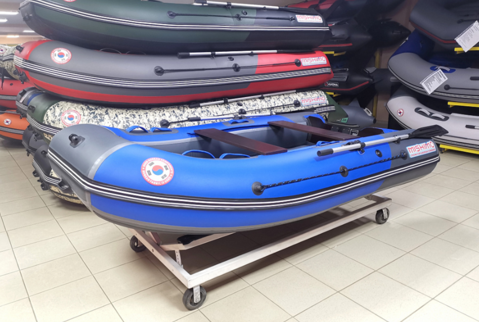 КОМПЛЕКТ Лодка MISHIMO PRO 350 + ЛОДОЧНЫЙ МОТОР MARLIN MP 9.9 (20) AMHS PRO в Южно-Сахалинске