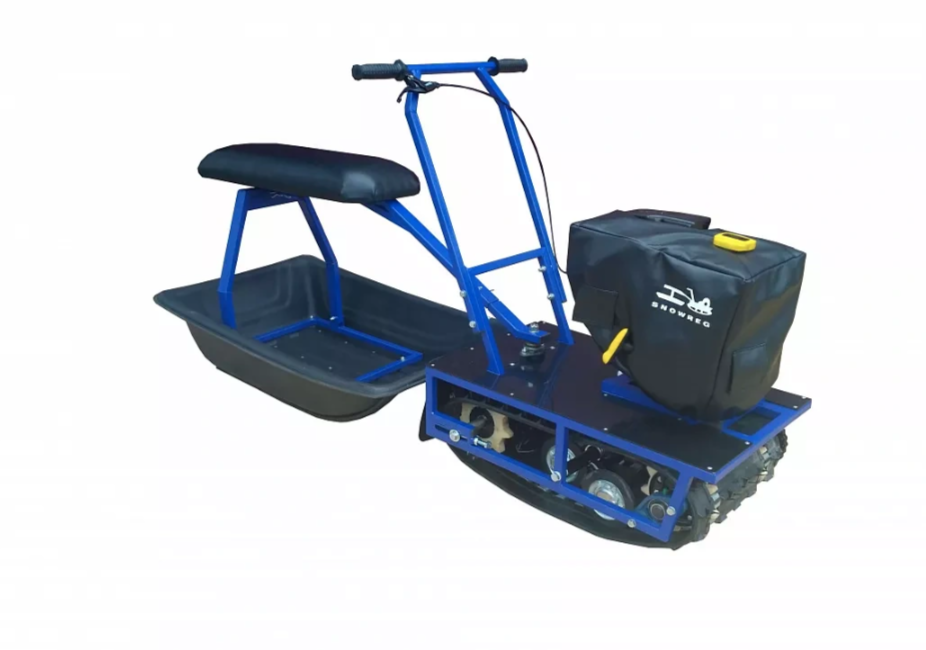 Мини-мотобуксировщик Альбатрос-М с фарой в Южно-Сахалинске