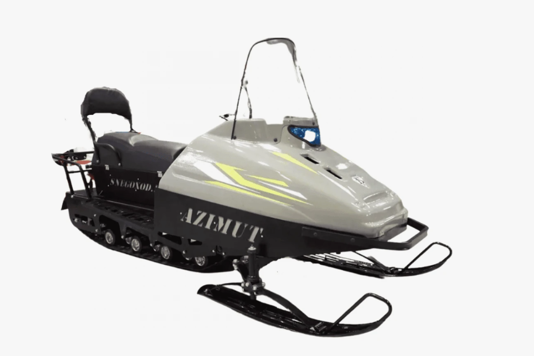 Миниснегоход Бурлак Азимут 20 л.с. , эл.запуск, реверс, тормоз гидравл, капот серый в Южно-Сахалинске