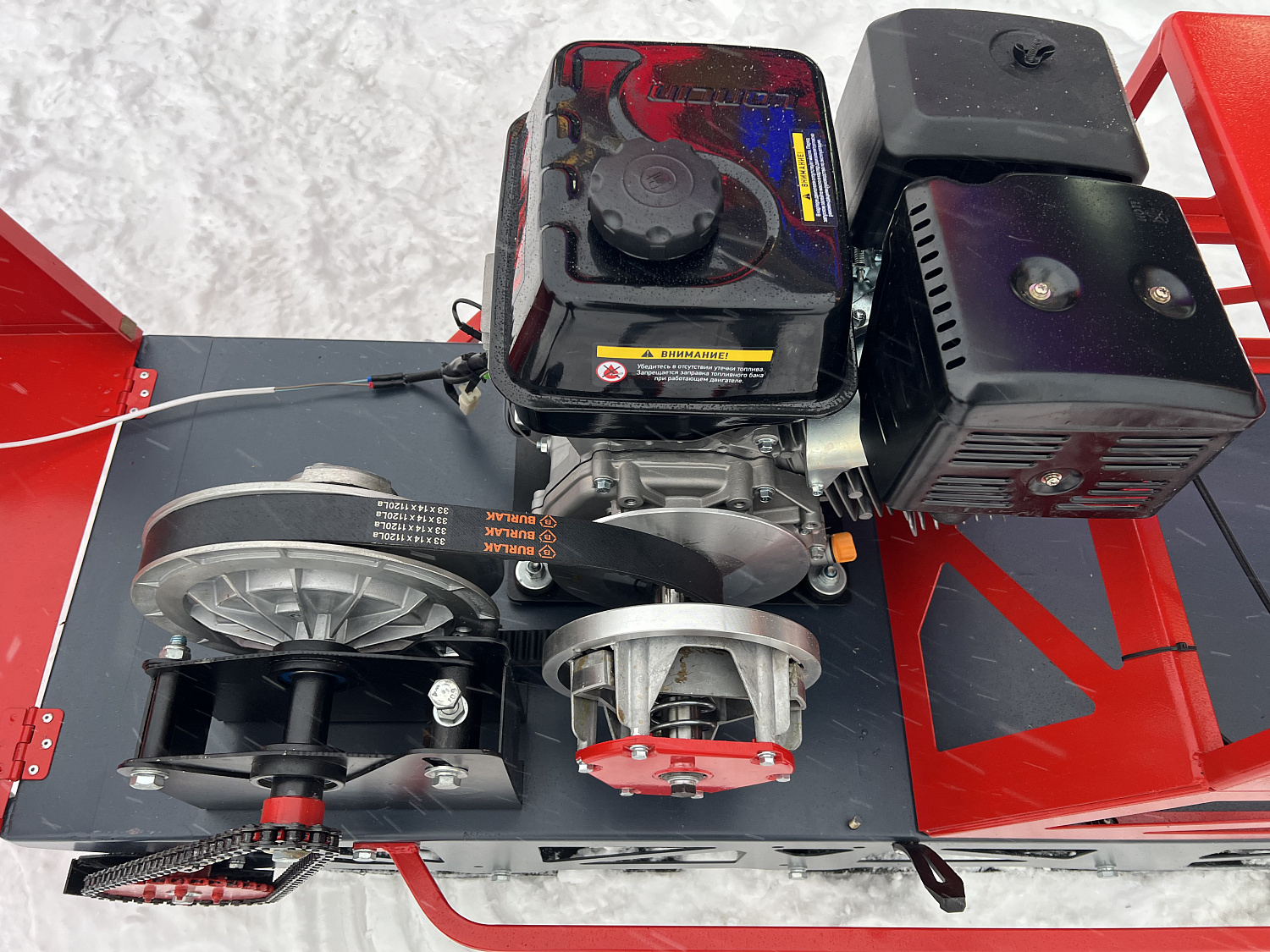 Мотобуксировщик EX-MOTO SNOWDOG S500 15л.с в Южно-Сахалинске