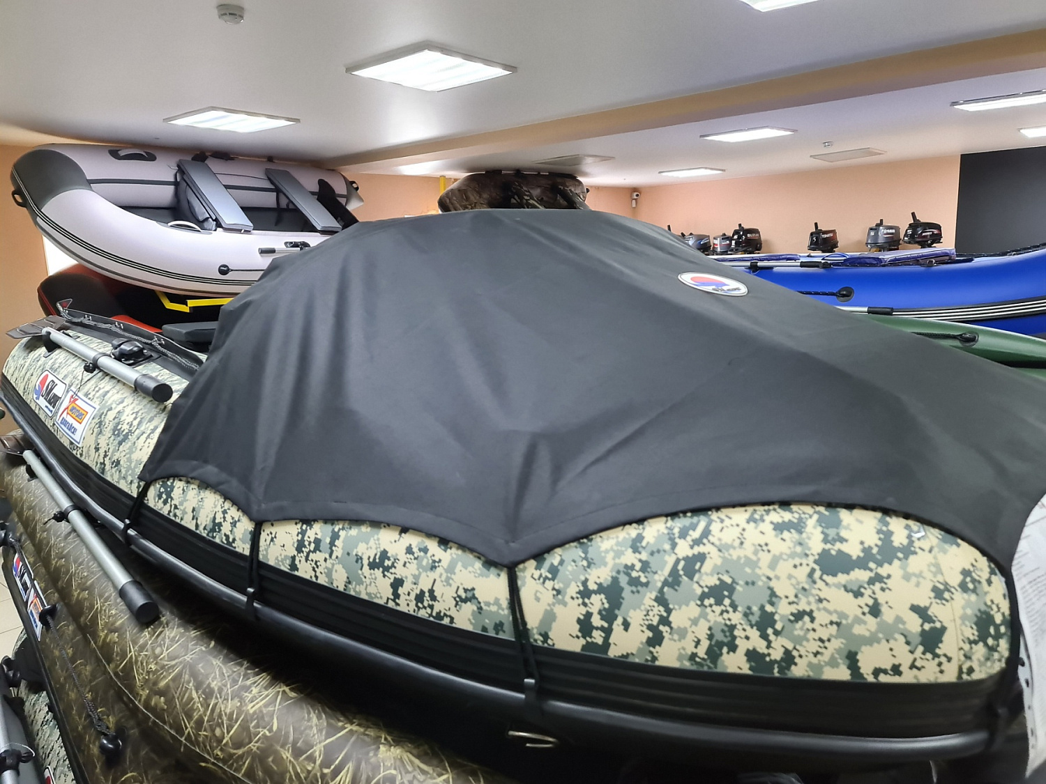 КОМПЛЕКТ НОСОВОГО ТЕНТА К ЛОДКЕ SMARINE AIR MAX 360 ЧЕРНЫЙ в Южно-Сахалинске