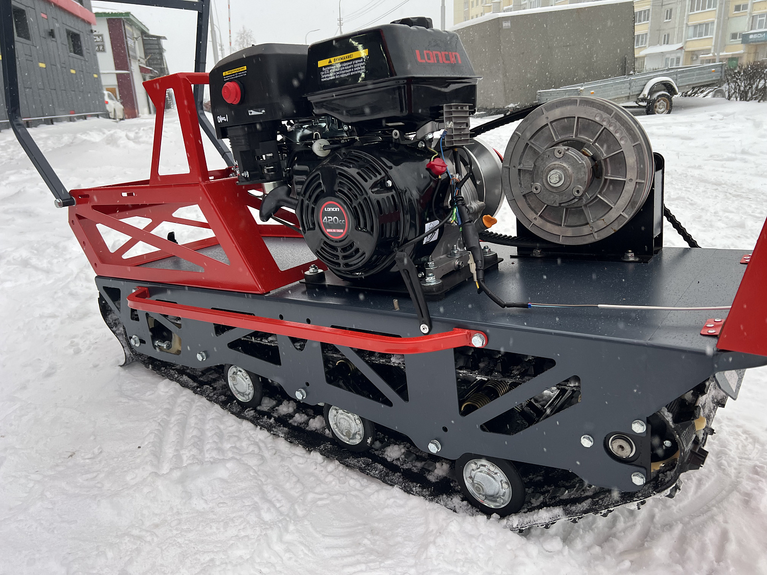 Мотобуксировщик EX-MOTO SNOWDOG S500 15л.с в Южно-Сахалинске