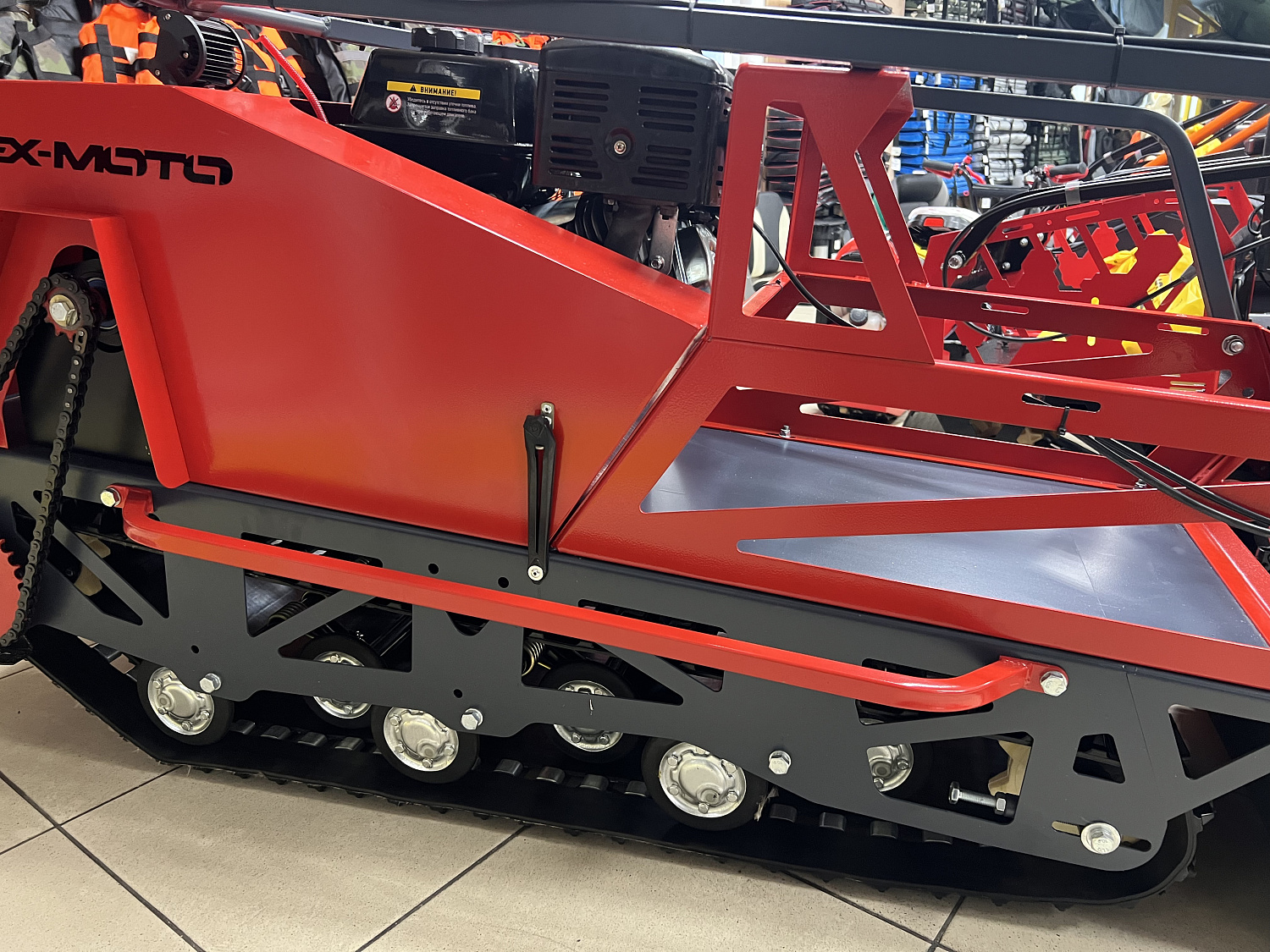 Мотобуксировщик EX-MOTO SNOWDOG S500 15л.с в Южно-Сахалинске