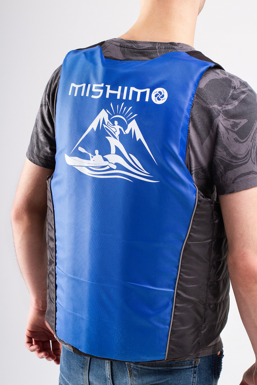 Жилет спасательный MISHIMO PRO Премиум качества Черно-синий в Южно-Сахалинске